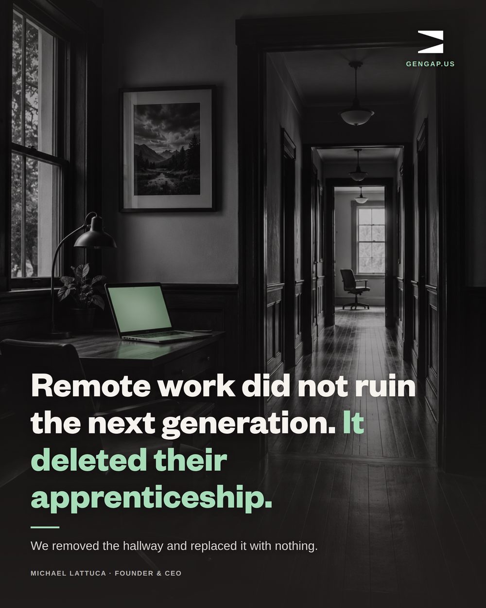 Remote work did not ruin the next generation. It deleted their apprenticeship.